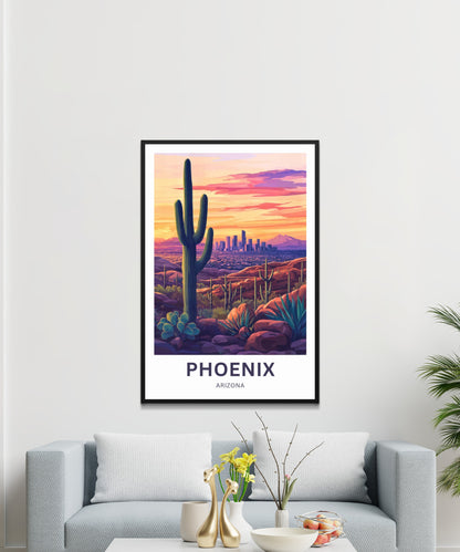 Phoenix Travel Poster - Explore the Valley of the Sun
