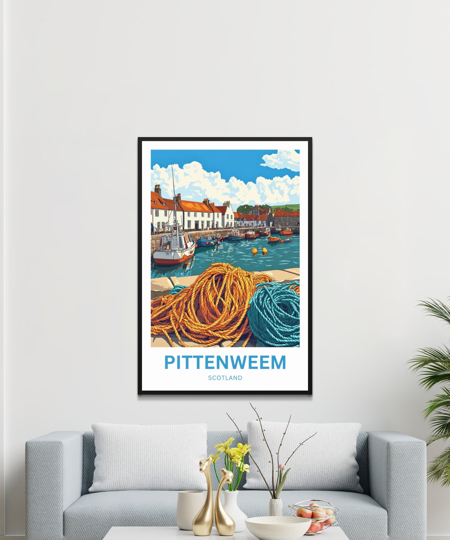 Pittenweem Travel Poster - Scotland