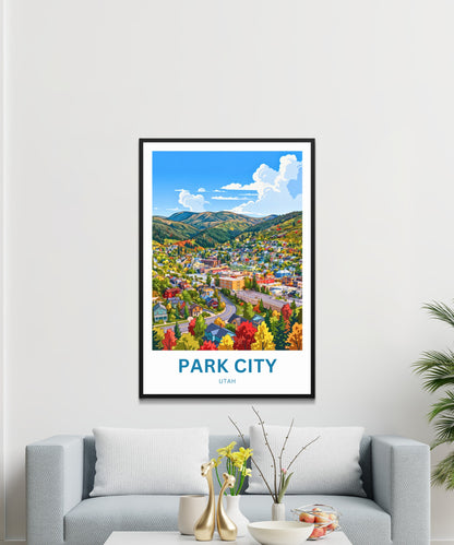 Park City Travel Poster