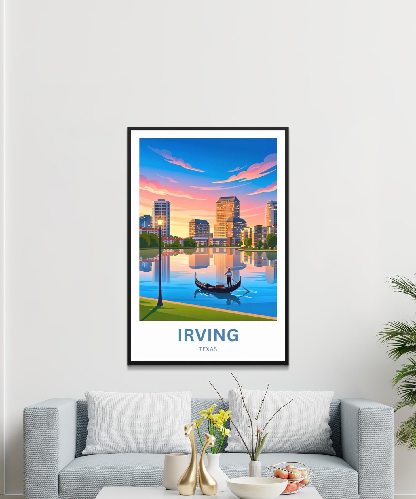 Las Colinas Irving, Texas Travel Poster