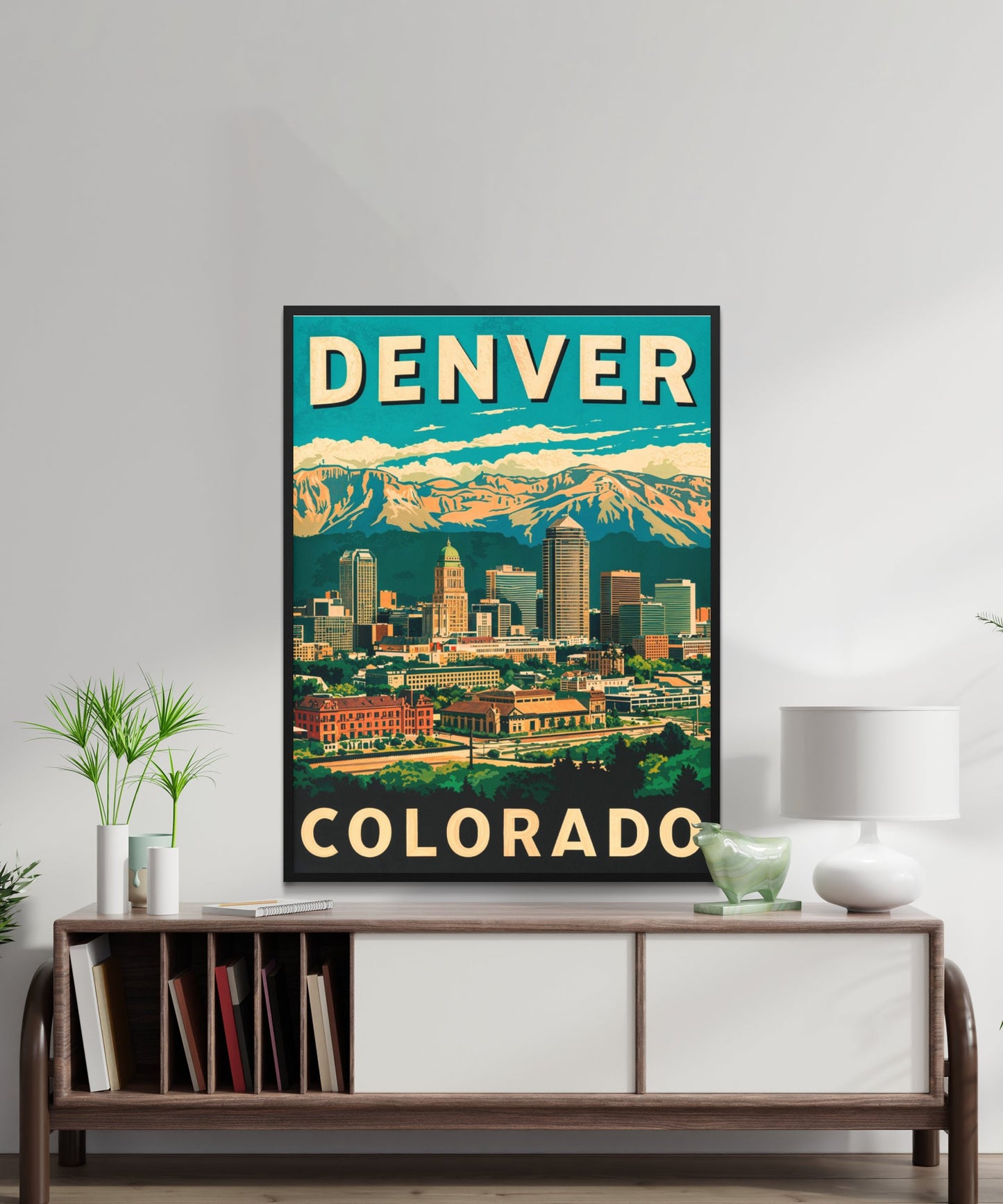 Denver Vintage Travel Poster