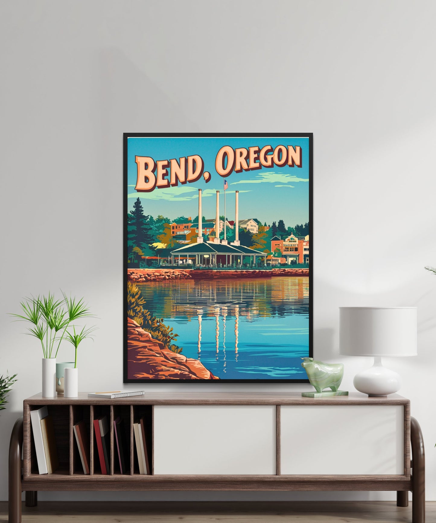 Bend Oregon Vintage Travel Poster