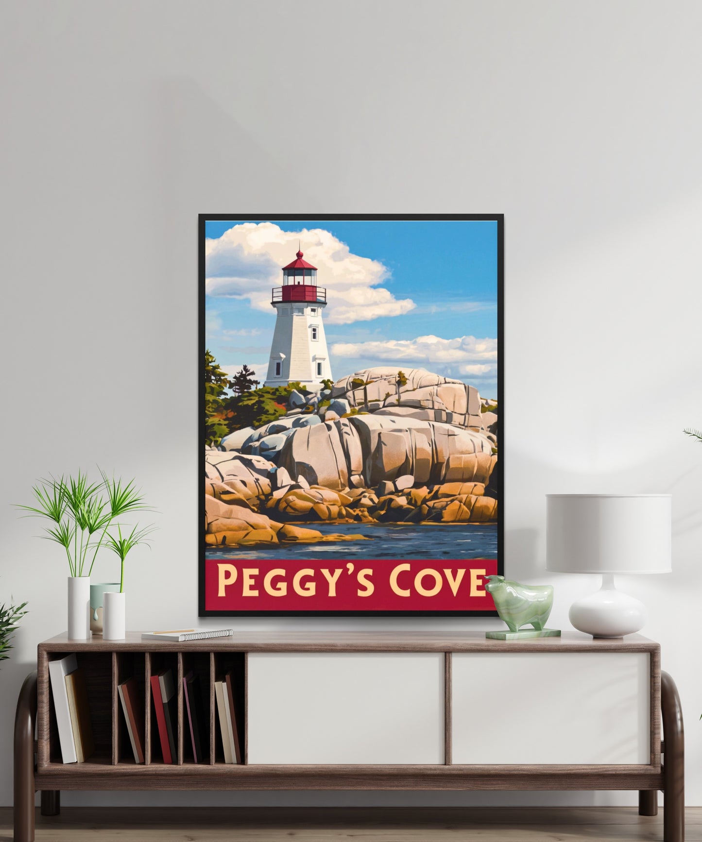 Peggy’s Cove Vintage Travel Poster - Beacon of the Atlantic