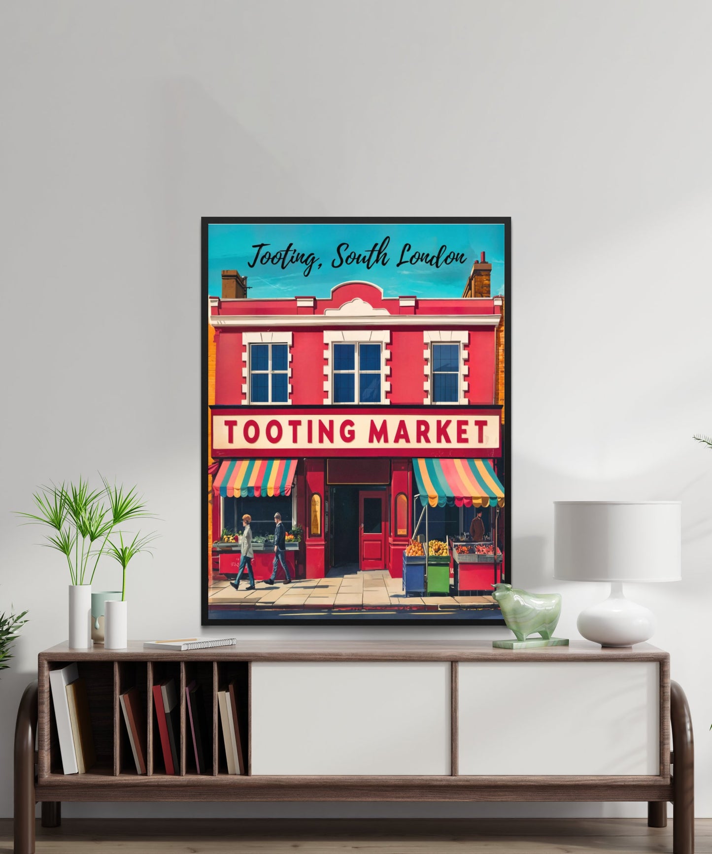 Tooting Vintage Travel Poster