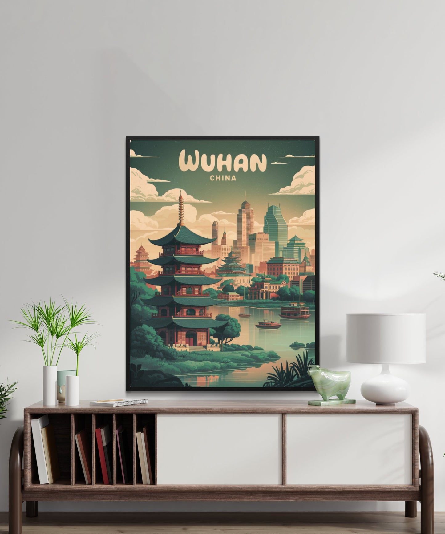 Wuhan Vintage Travel Poster