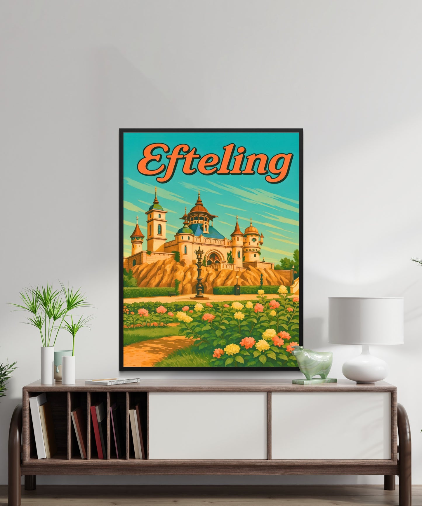Efteling Vintage Travel Poster - Netherlands