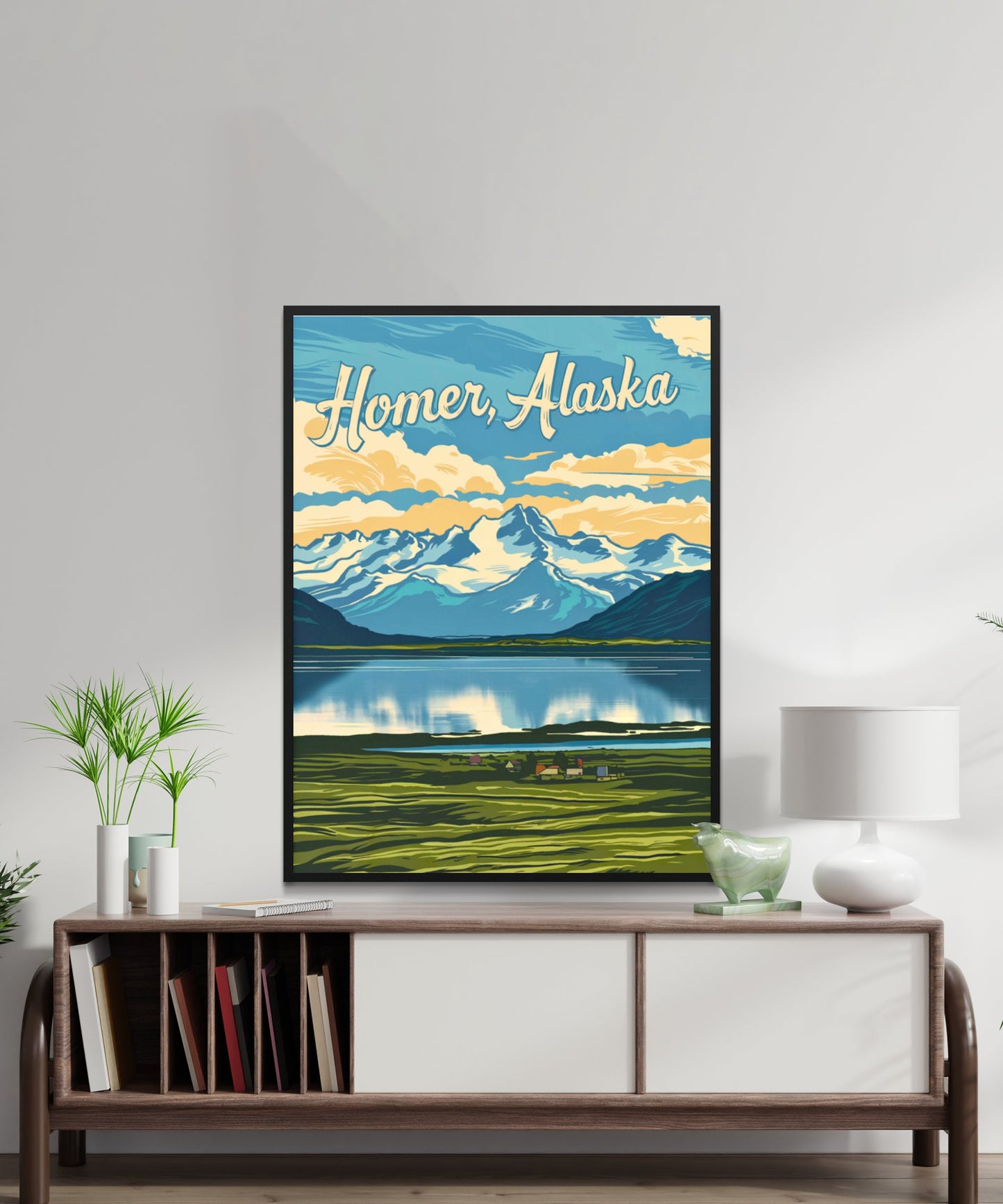 Homer Vintage Travel Poster - Discover Alaska’s Wild Beauty