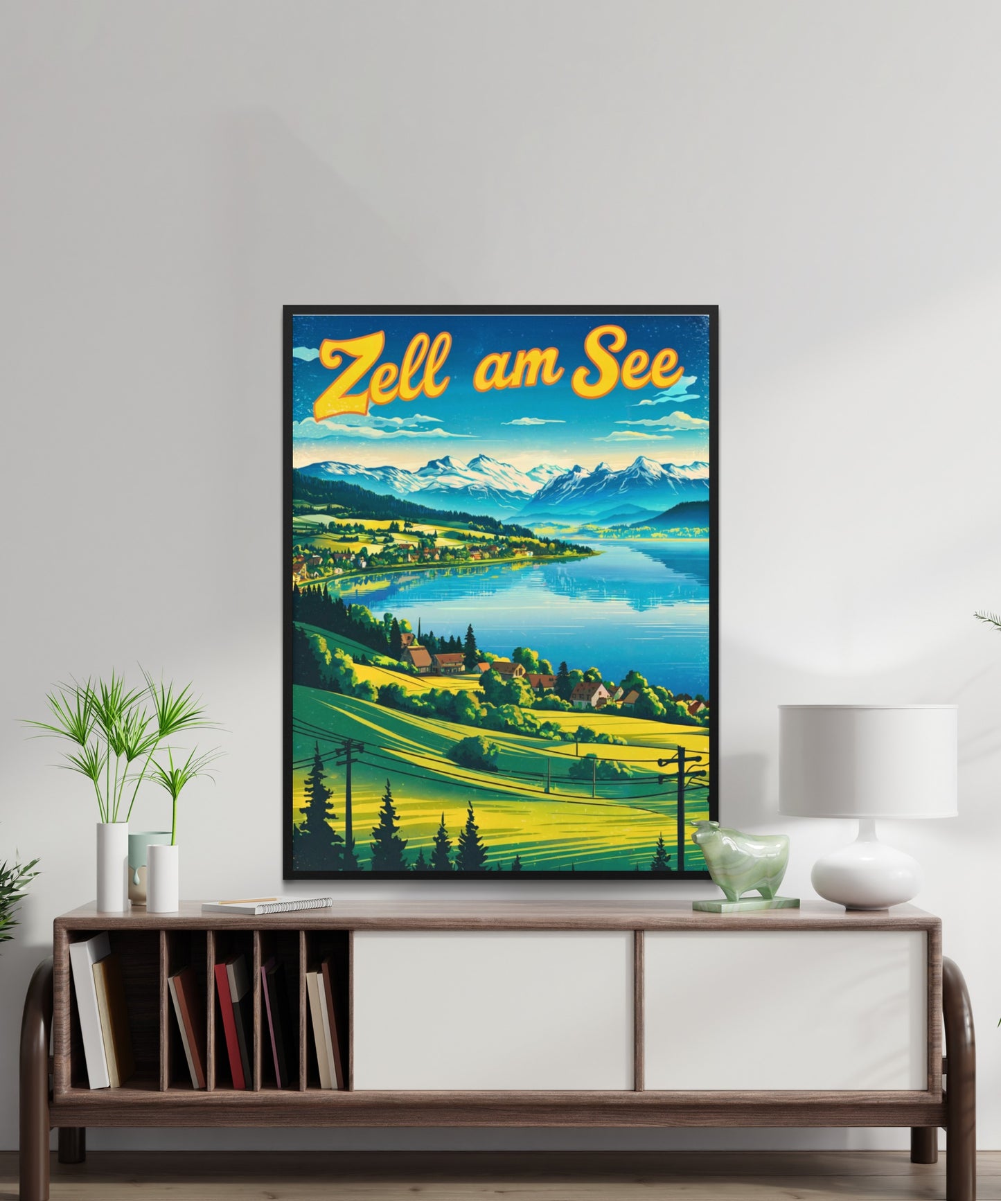 Zell am See Vintage Travel Poster - Austria’s Hidden Gem