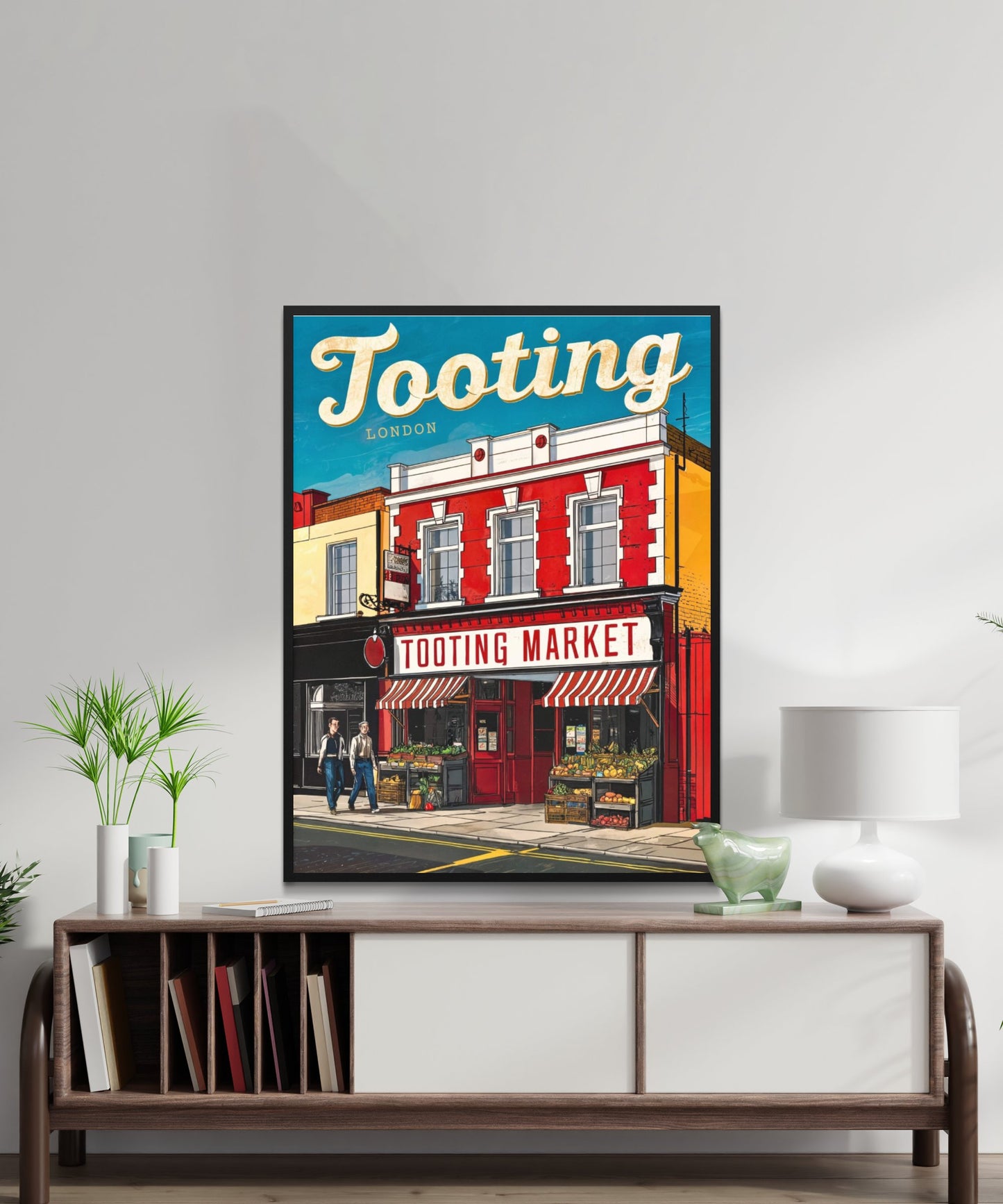 Tooting Vintage Travel Poster - The Landmark of South London