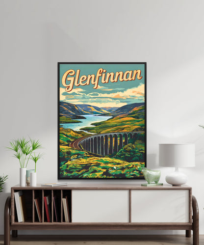 Glinfennan Vintage Travel Poster