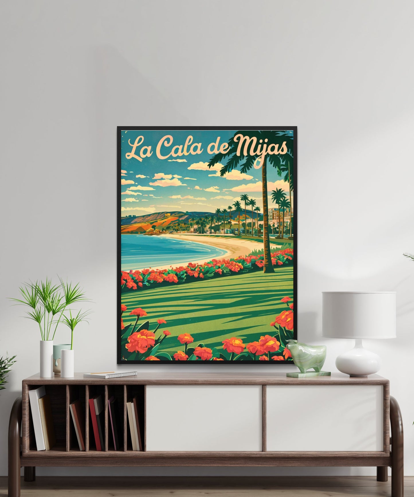 La Cala de Mijas Vintage Travel Poster - La Cala Breeze