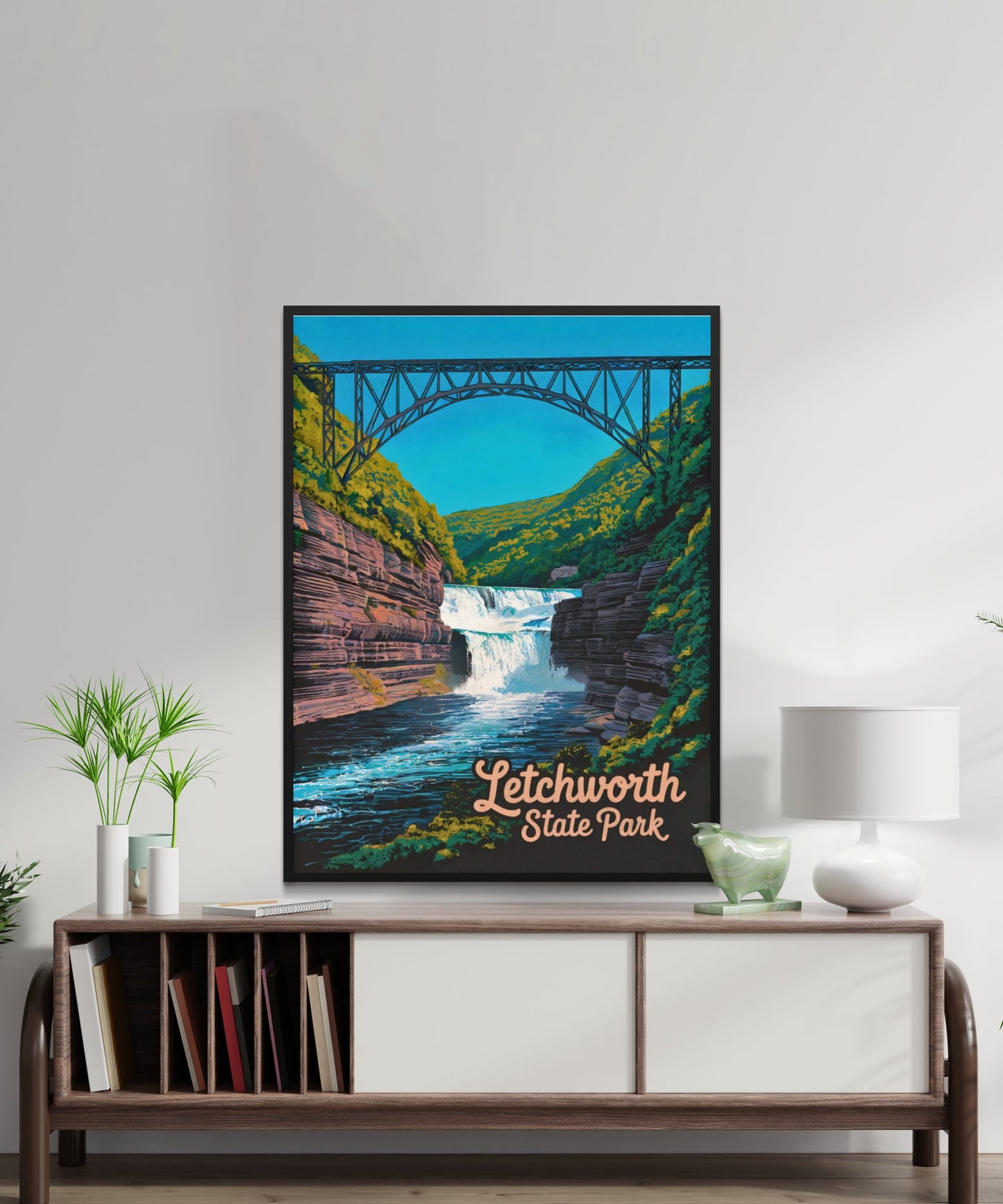Letchworth State Park Vintage Travel Poster - New York