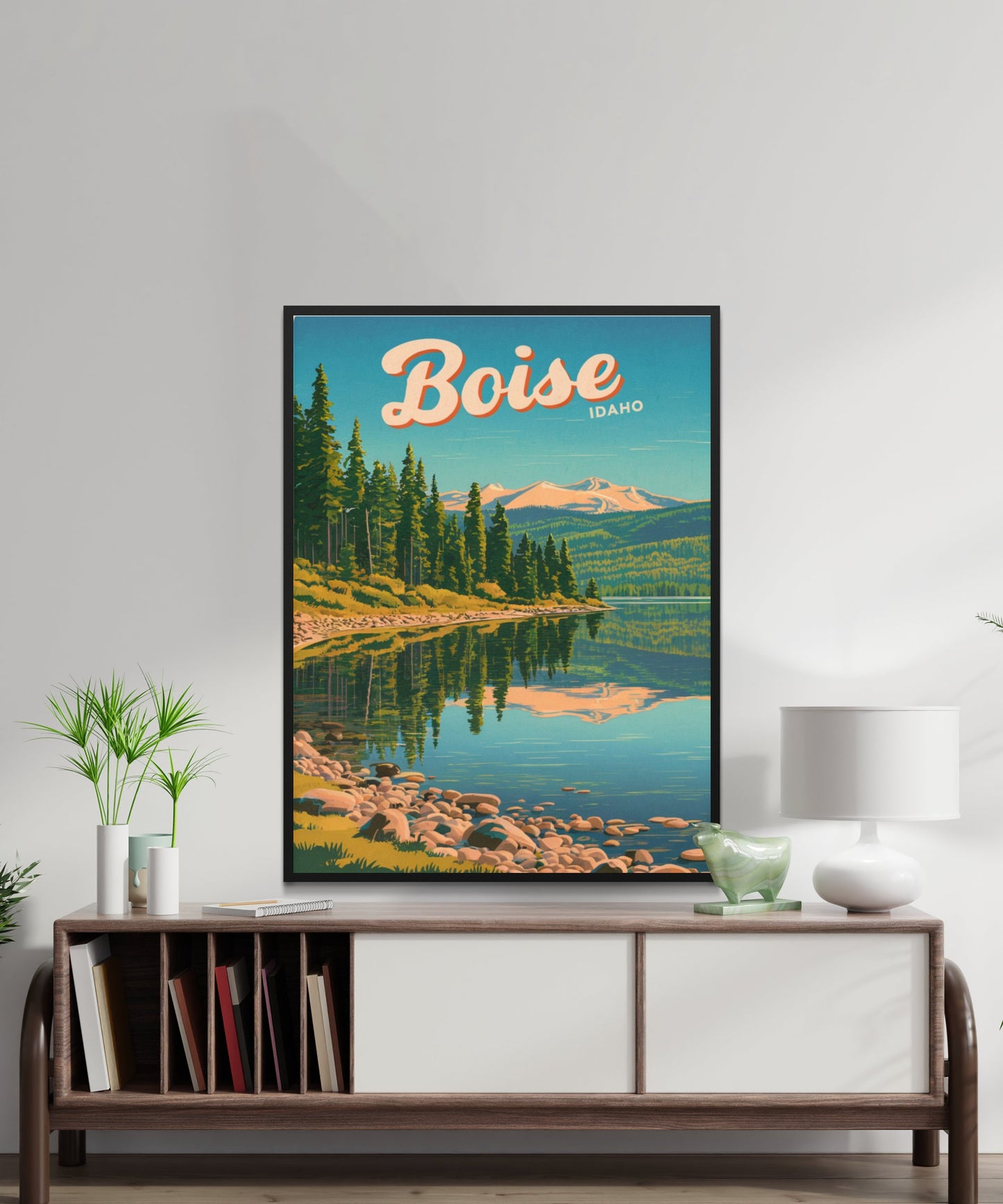 Boise Vintage Travel Poster