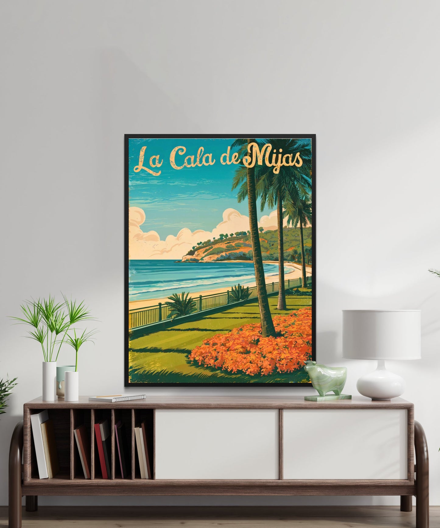 La Cala de Mijas Vintage Travel Poster - Spain