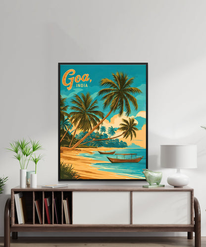 Goa Vintage Travel Poster