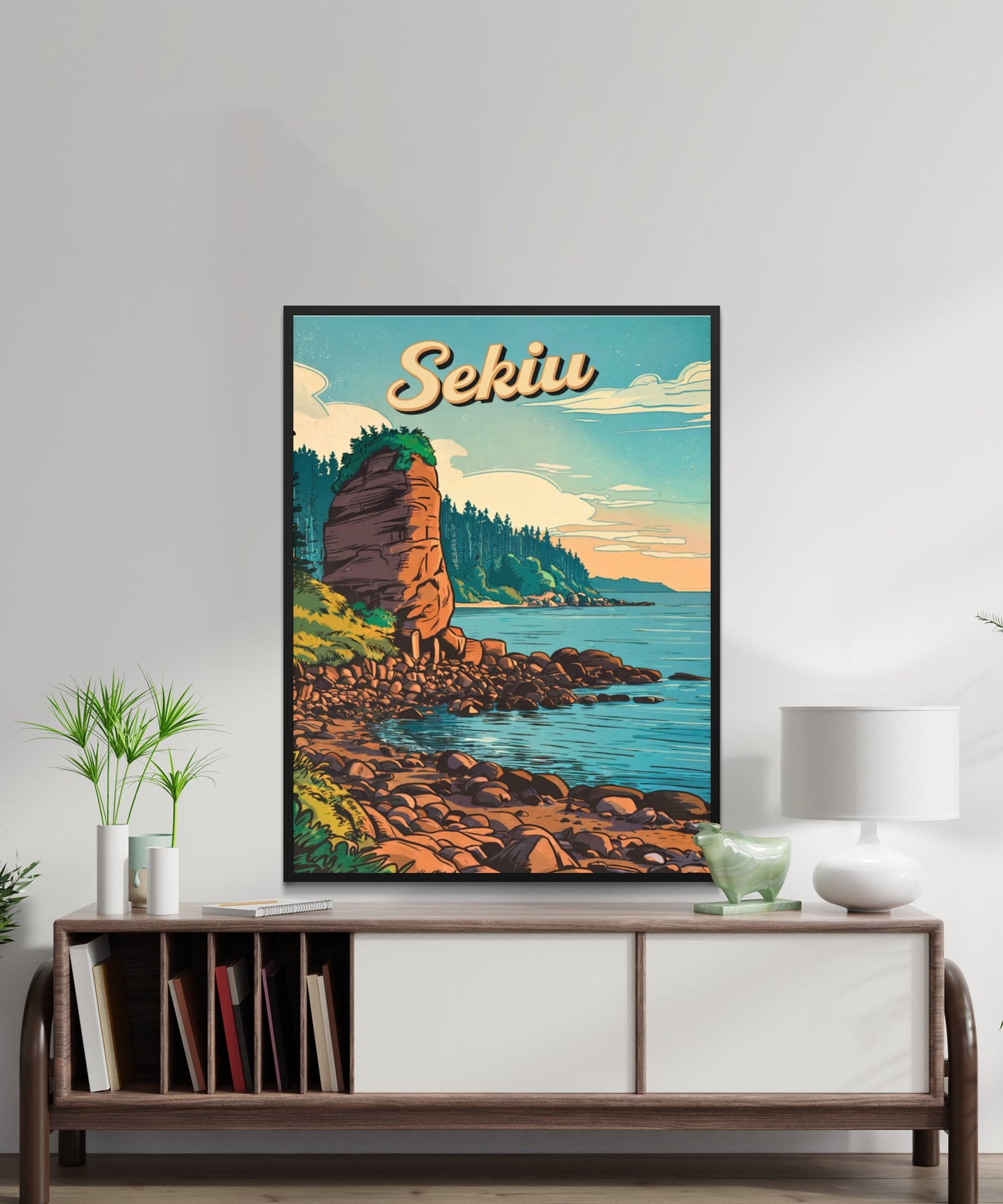 Sekiu Vintage Travel Poster