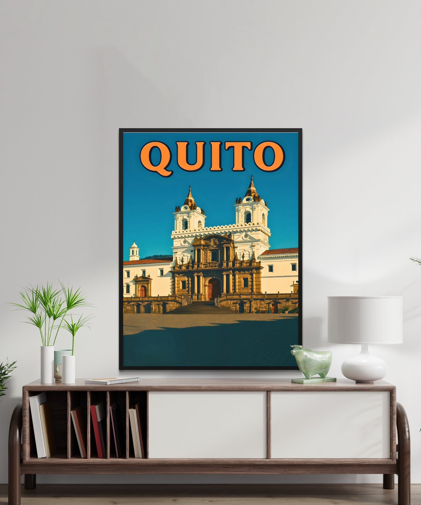 Quito Vintage Travel Poster - Ecuador’s Colonial Gem
