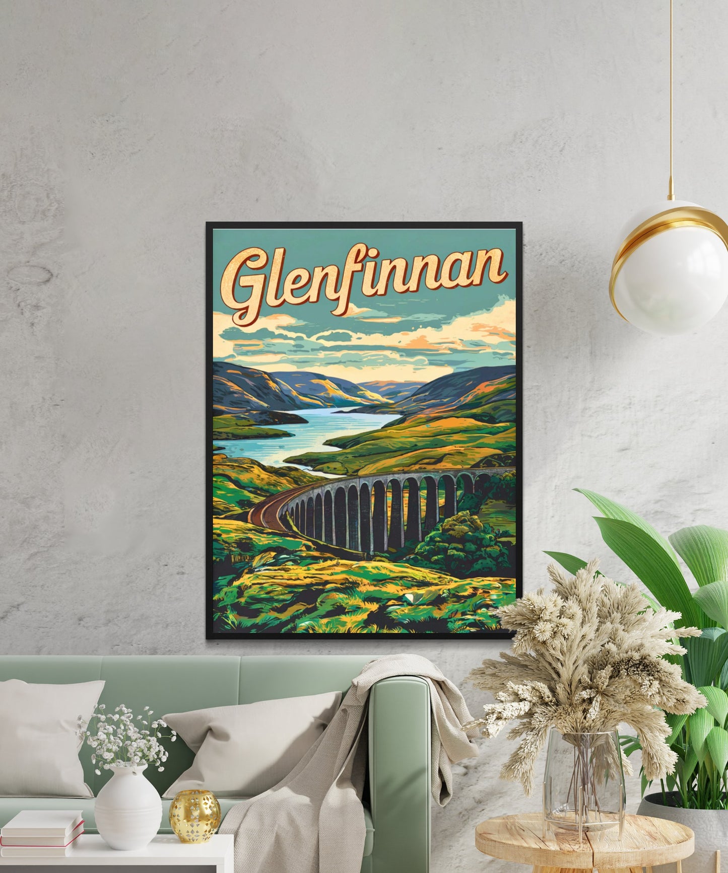 Glinfennan Vintage Travel Poster