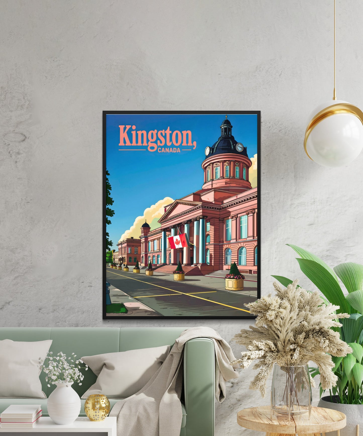 Kingston Vintage Travel Poster - Canada