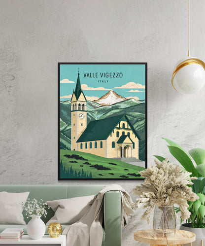Valle Vigezzo, Italy Vintage Travel Poster - Hidden Treasure
