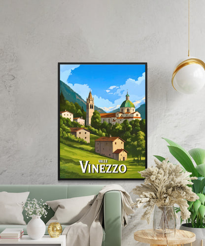 Valle Vigezzo, Italy Vintage Travel Poster