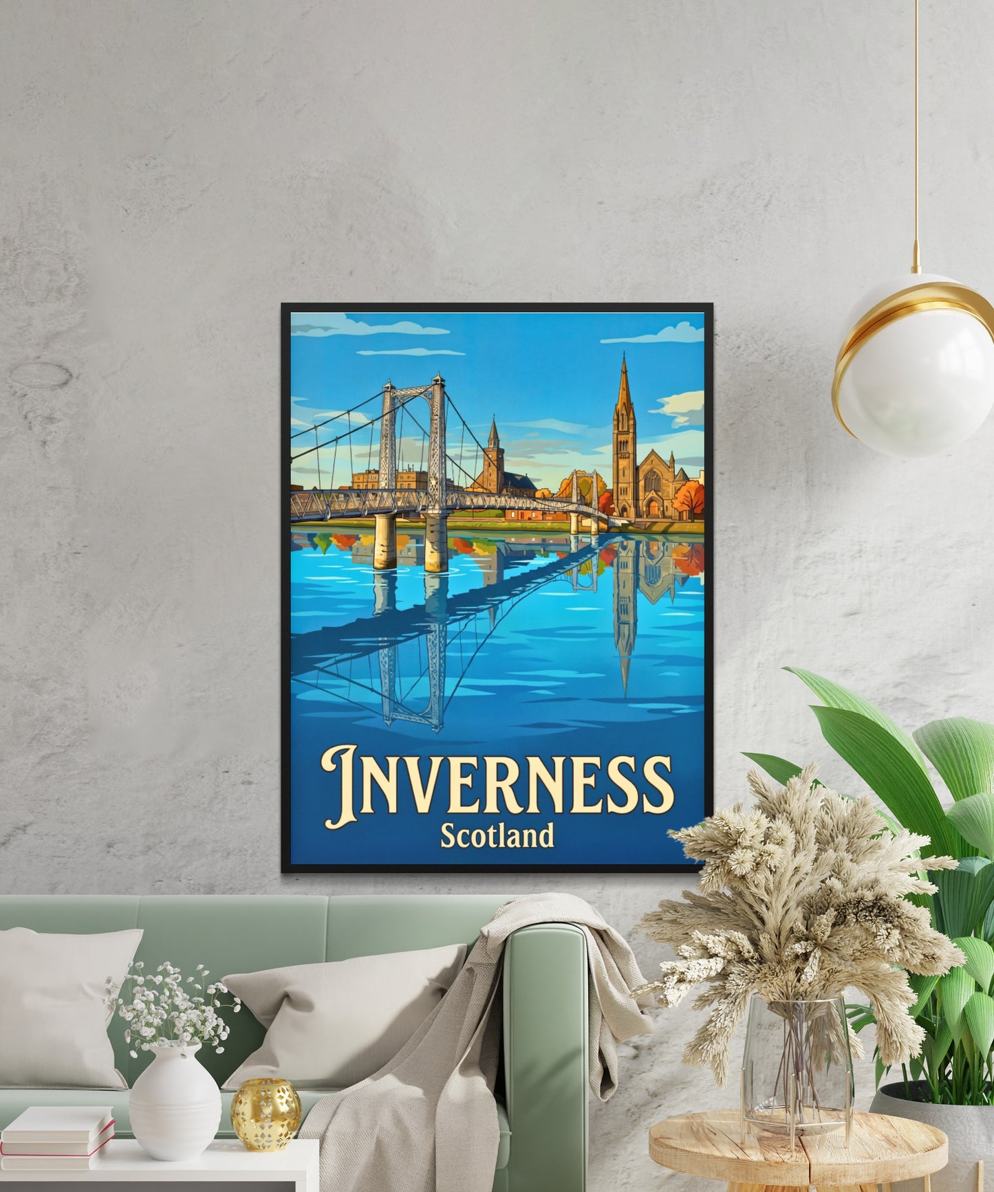 Inverness Vintage Travel Poster