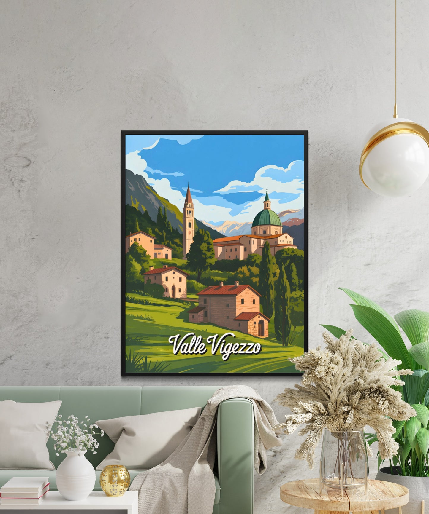 Valle Vigezzo Vintage Travel Poster - Natural Wonders of Italy
