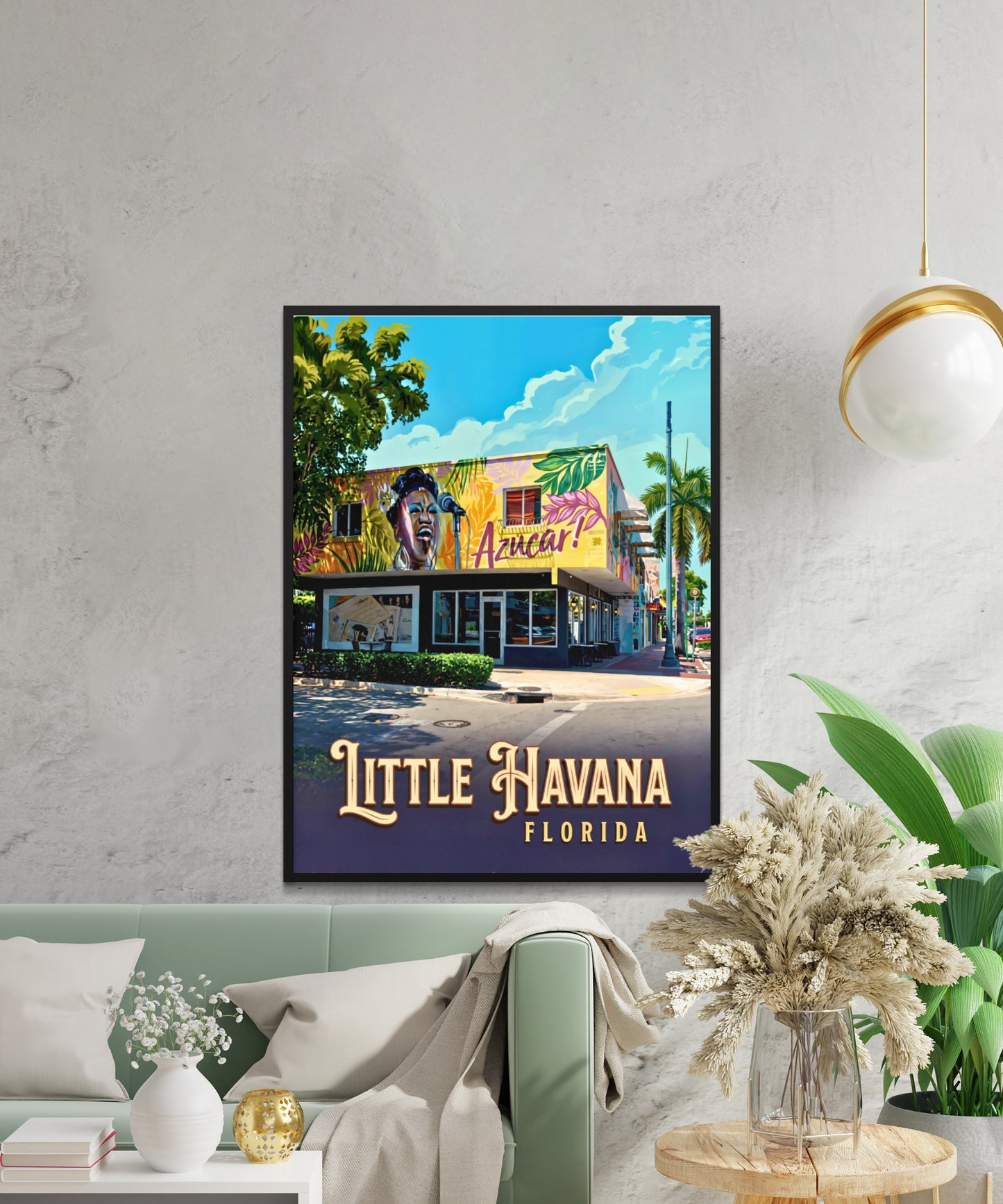 Little Havana Vintage Travel Poster -  Cultural Street