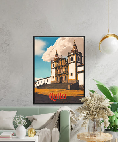 Quito Vintage Travel Poster - Timeless Charm