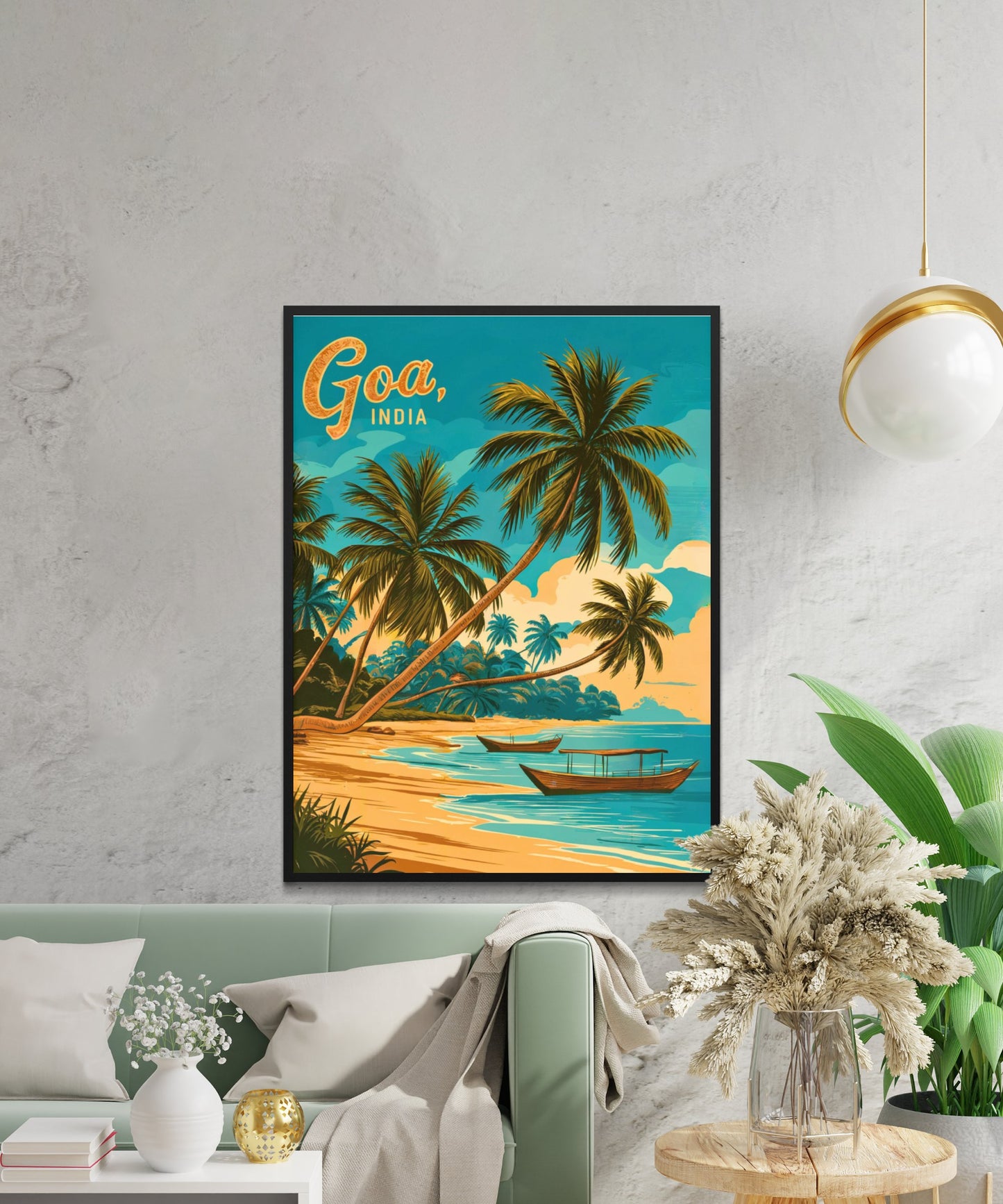 Goa Vintage Travel Poster