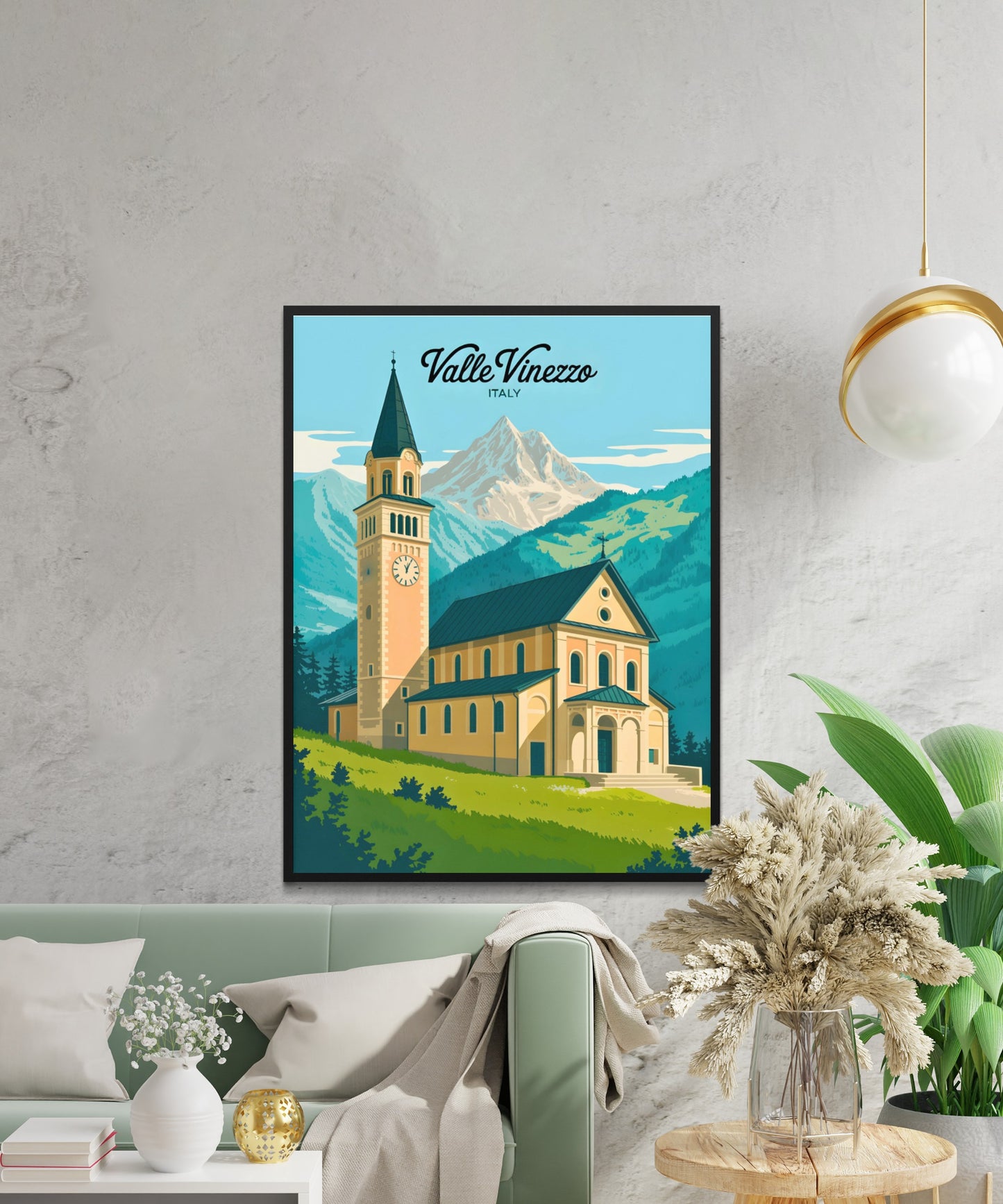 Valle Vigezzo Vintage Travel Poster - Captivating Valley in Italy