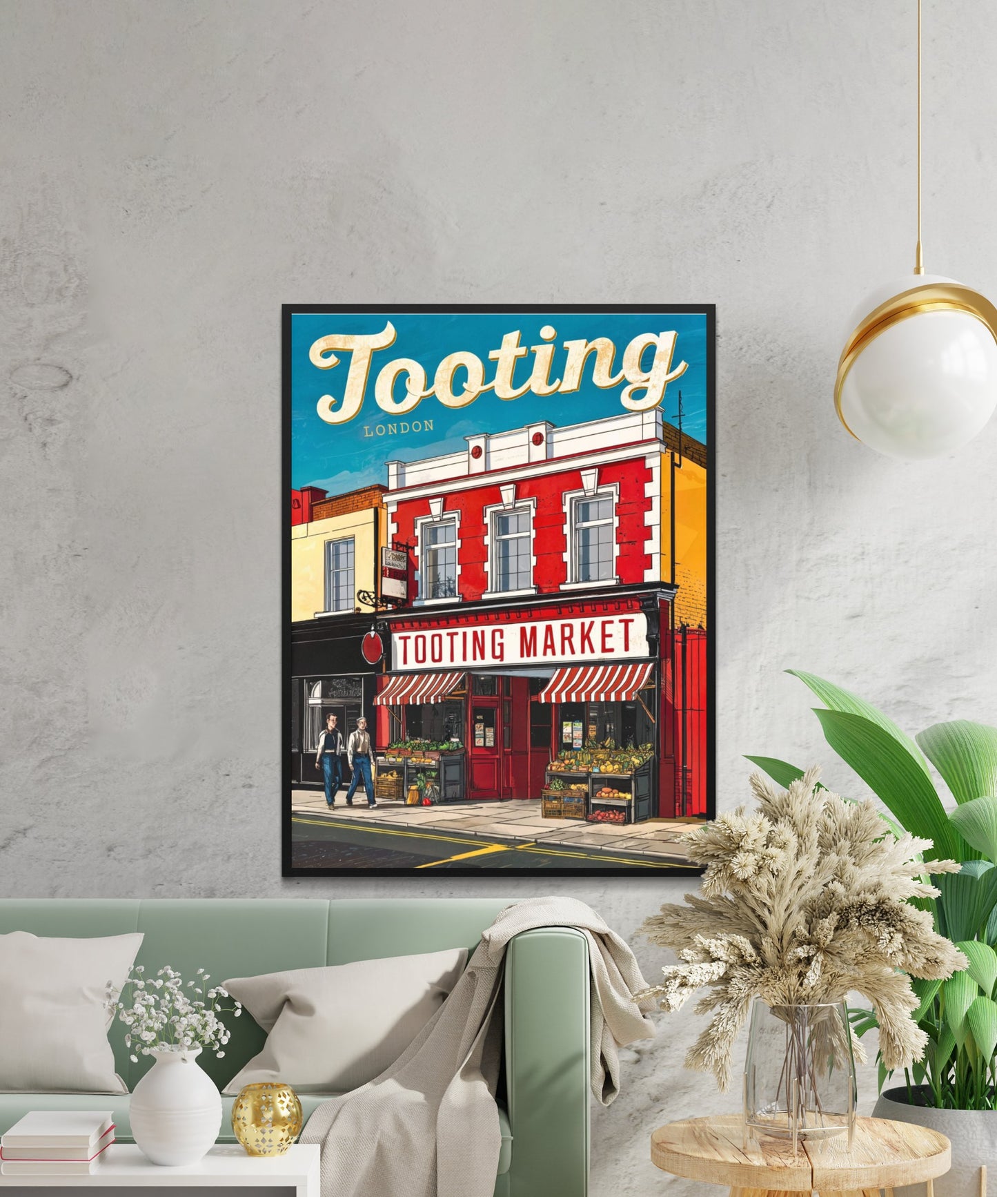 Tooting Vintage Travel Poster - The Landmark of South London