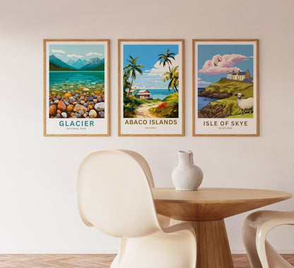 Abaco Islands Travel Poster