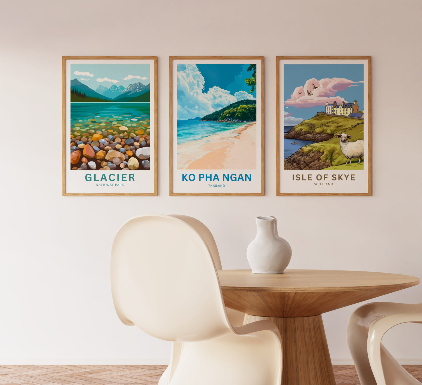 Ko Pha Ngan Travel Poster - Thailand