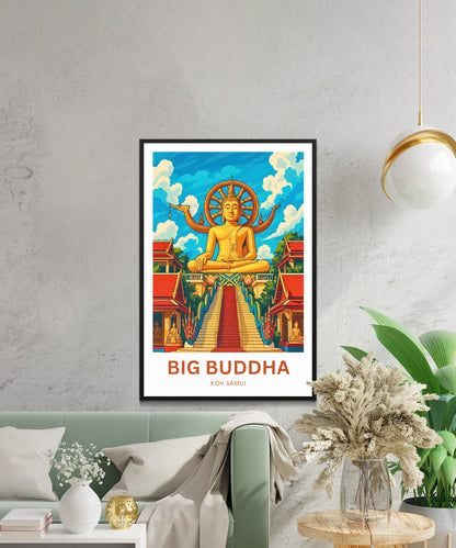 Big Buddha Travel Poster - Koh Samui