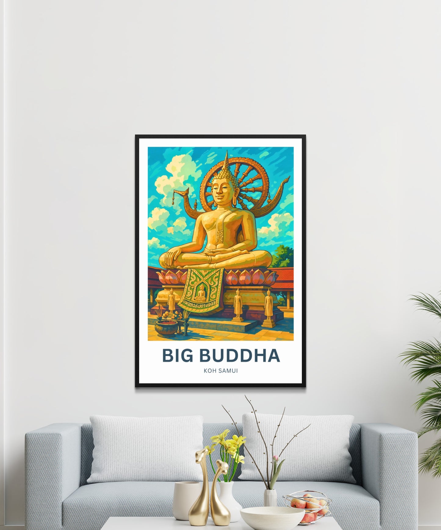 Big Buddha Travel Poster - Majestic Statue in Thailand