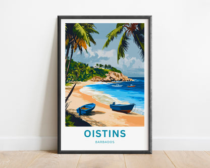 Oistins Travel Print - Crystal Clear