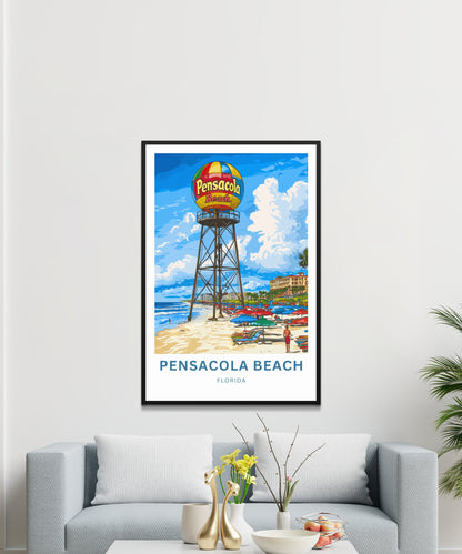 Pensacola Travel Print