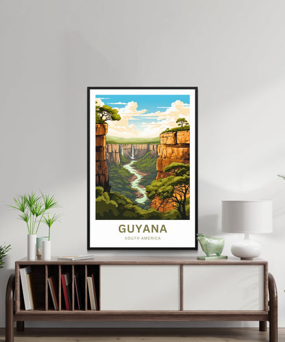 Guyana Travel Poster
