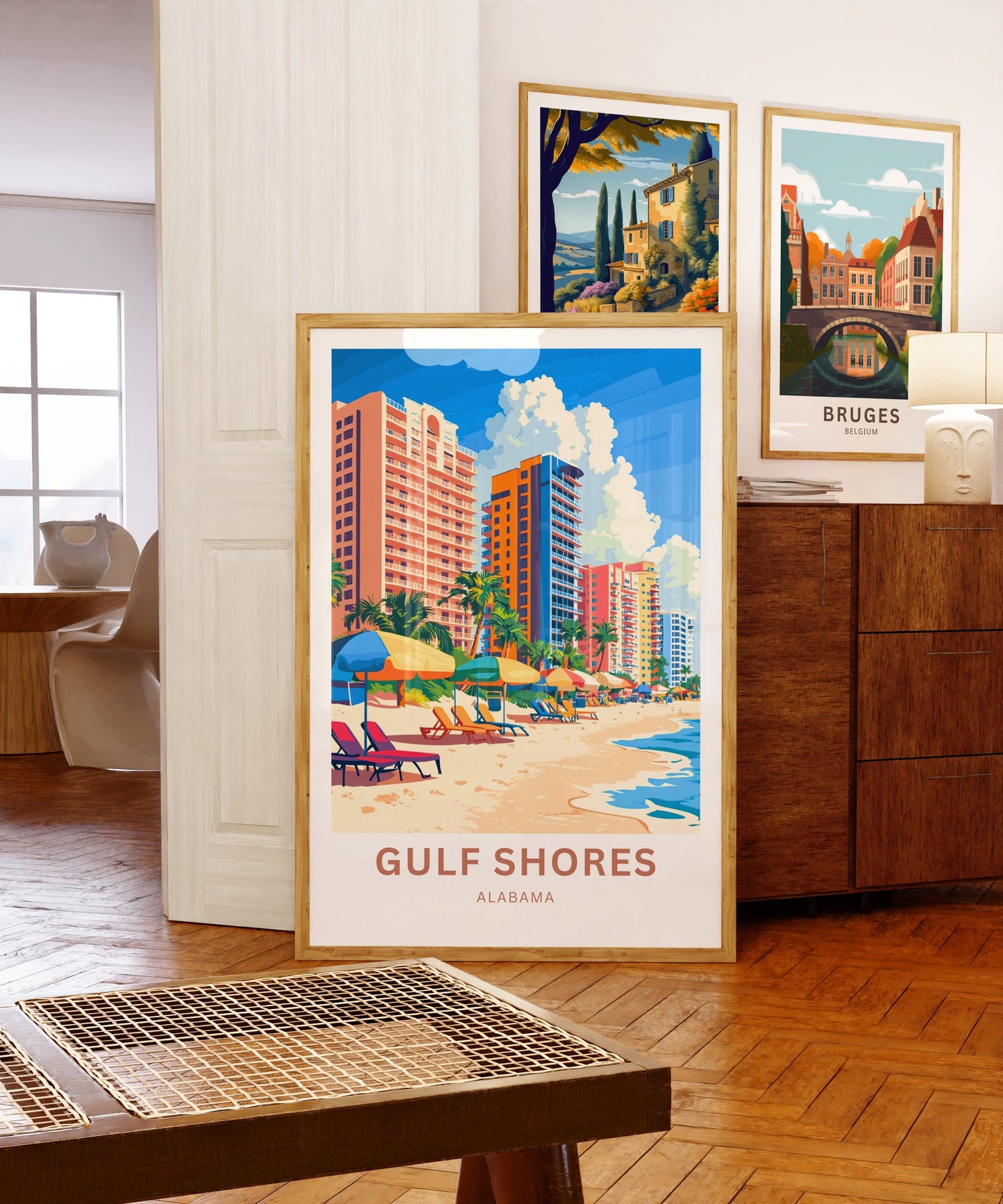 Gulf Shores Travel Print - Coastal Haven