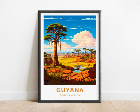 Guyana Travel Poster
