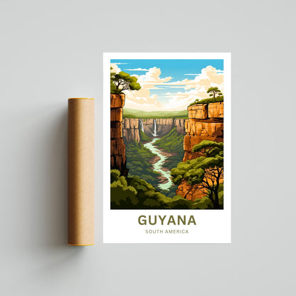 Guyana Travel Poster