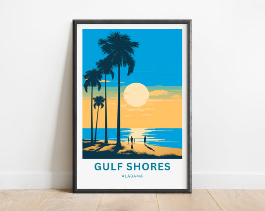 Gulf Shores Travel Print