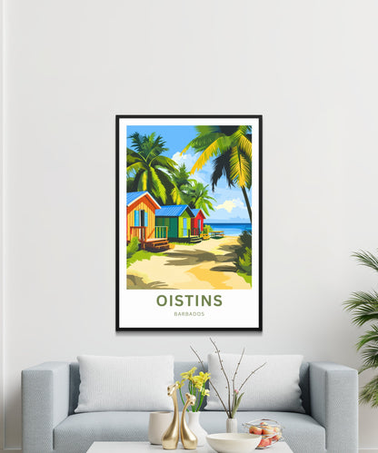 Oistins Travel Print