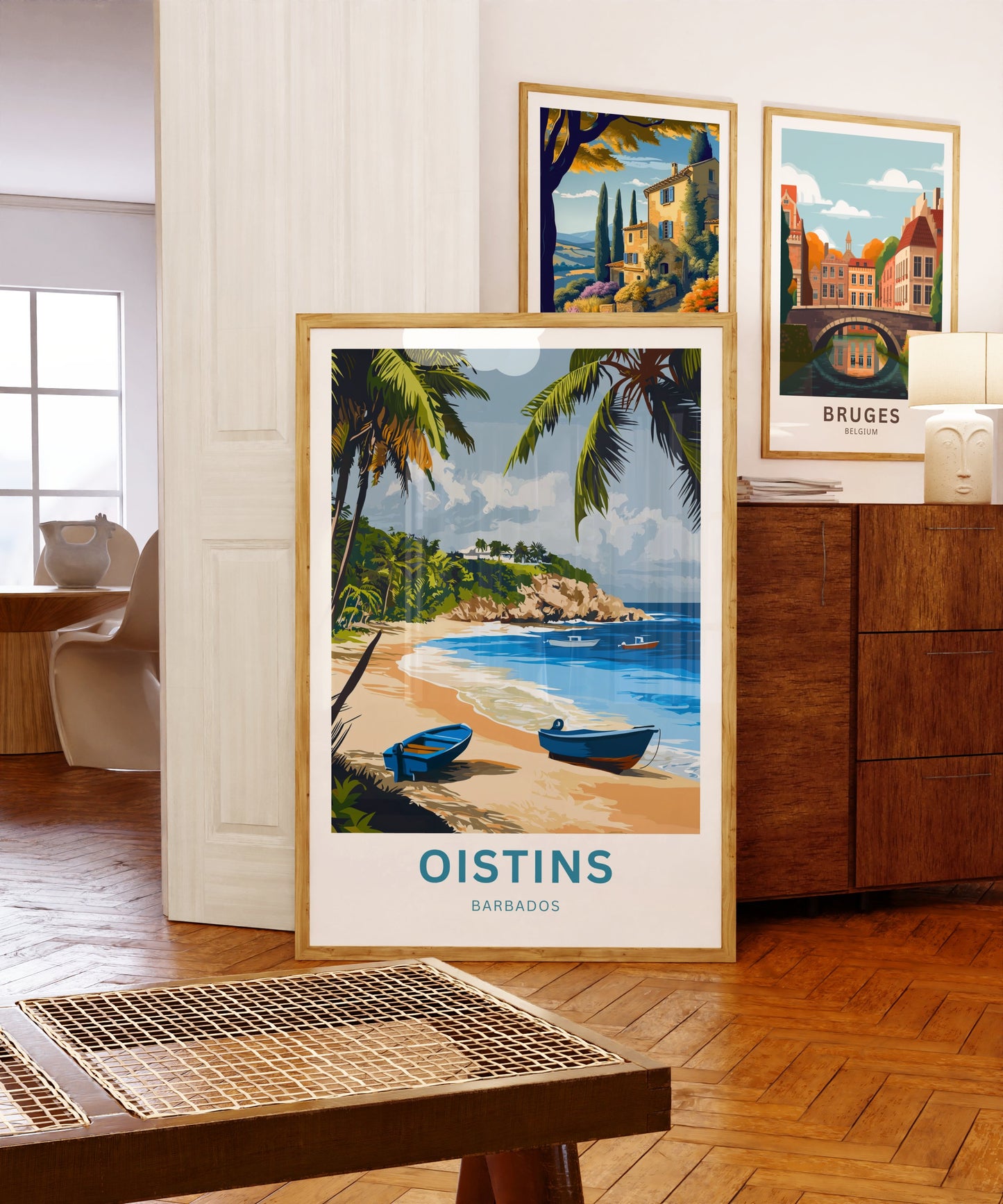 Oistins Travel Print - Crystal Clear