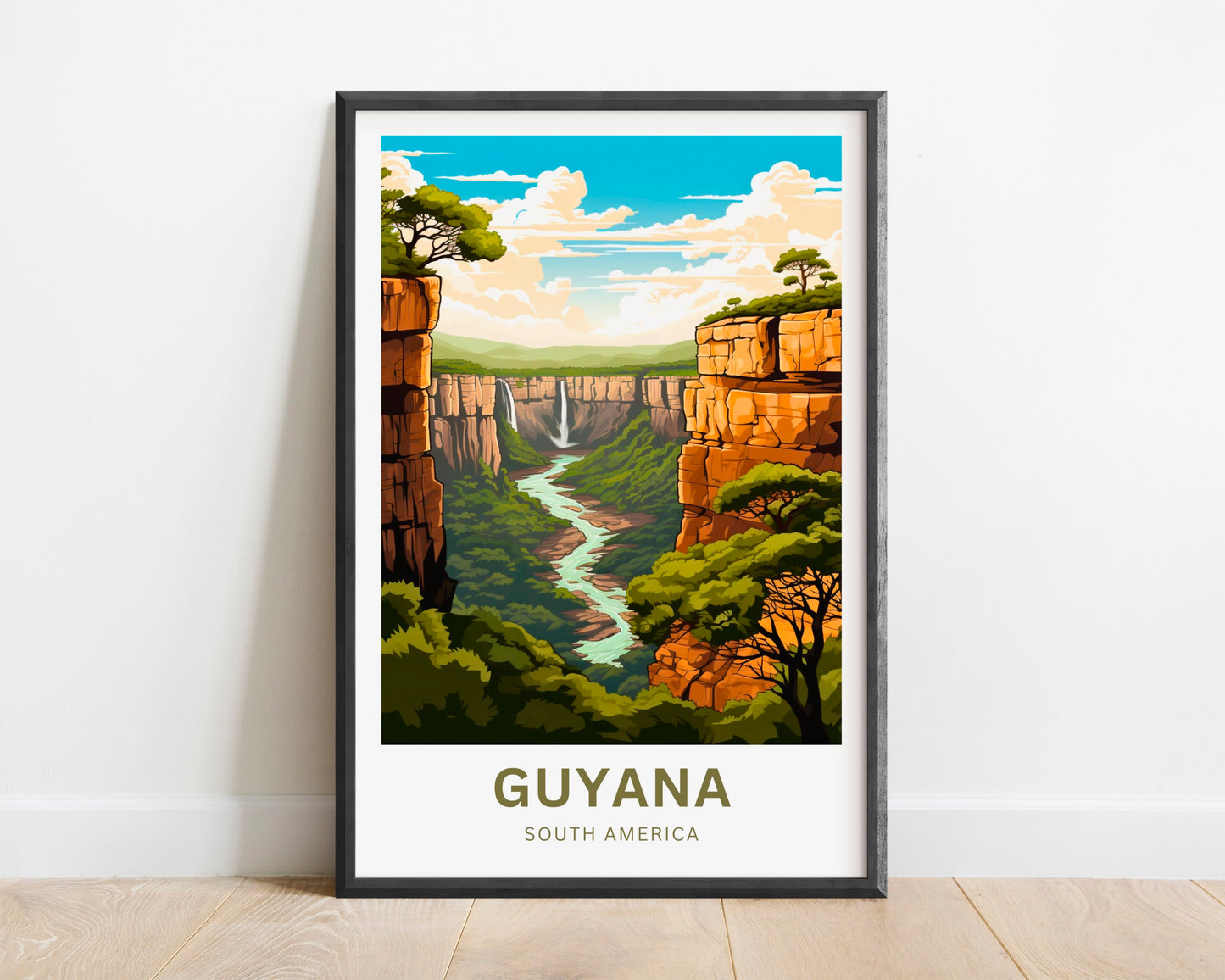 Guyana Travel Poster