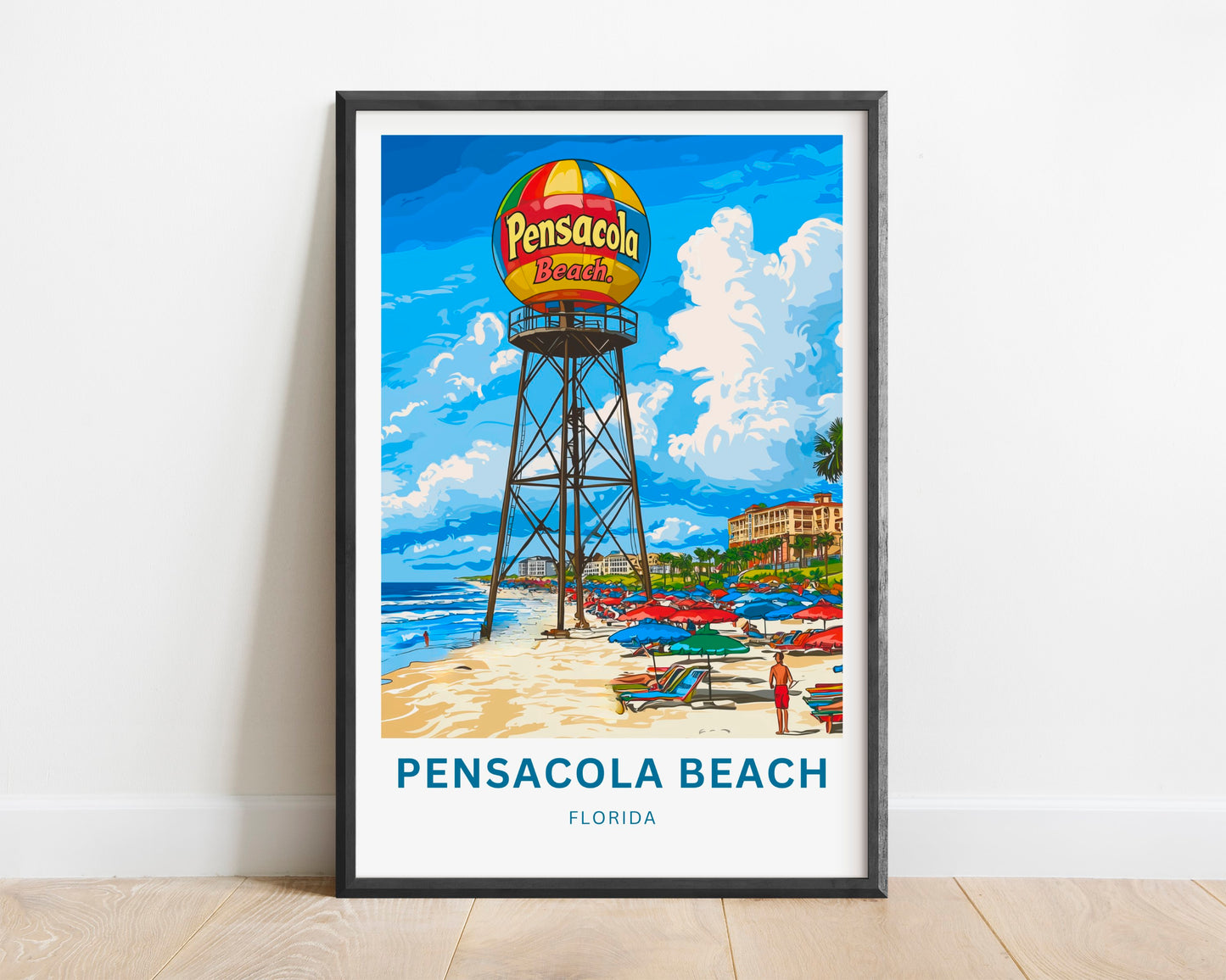 Pensacola Travel Print