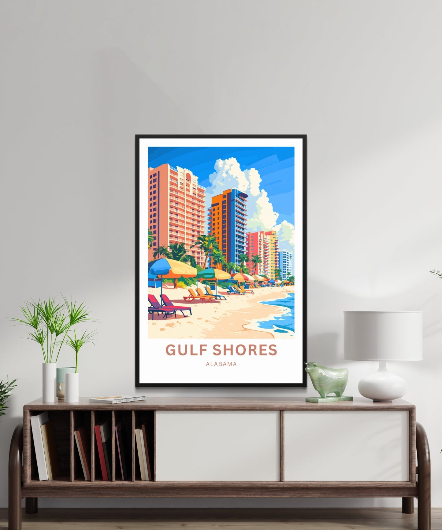 Gulf Shores Travel Print - Coastal Haven
