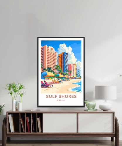 Gulf Shores Travel Print - Coastal Haven