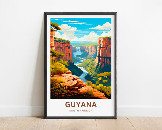 Guyana Travel Poster